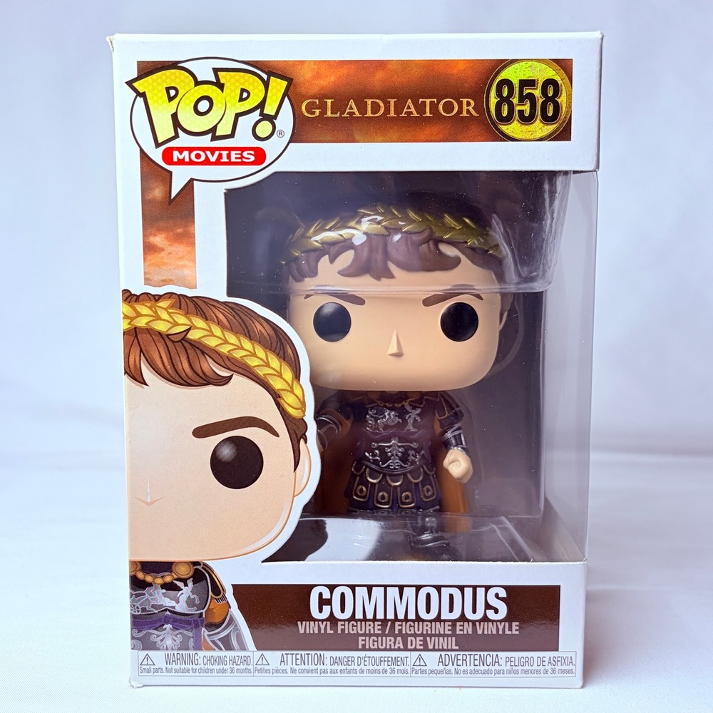 Funko Pop Gladiator Commodus 858 Movies‎ Vinyl Figure BrownVaulted